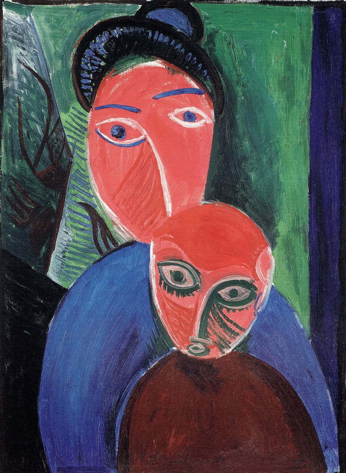 Amazon｜Pablo Picasso Mother and Child summer 1907 z11707 A4